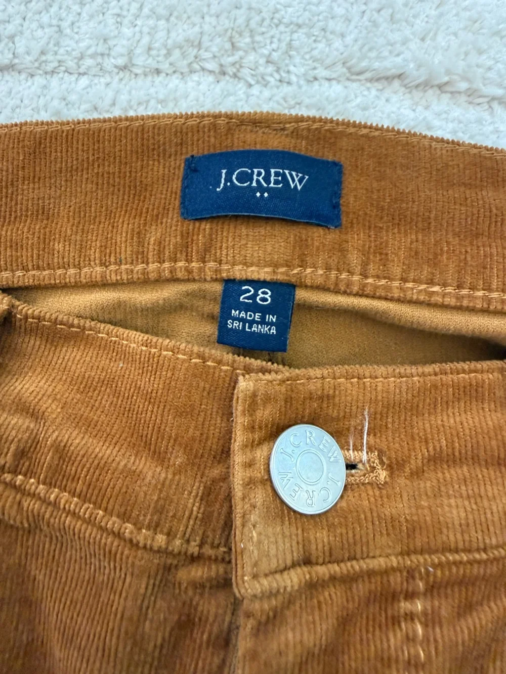 J Crew Brown Corduroy Pants